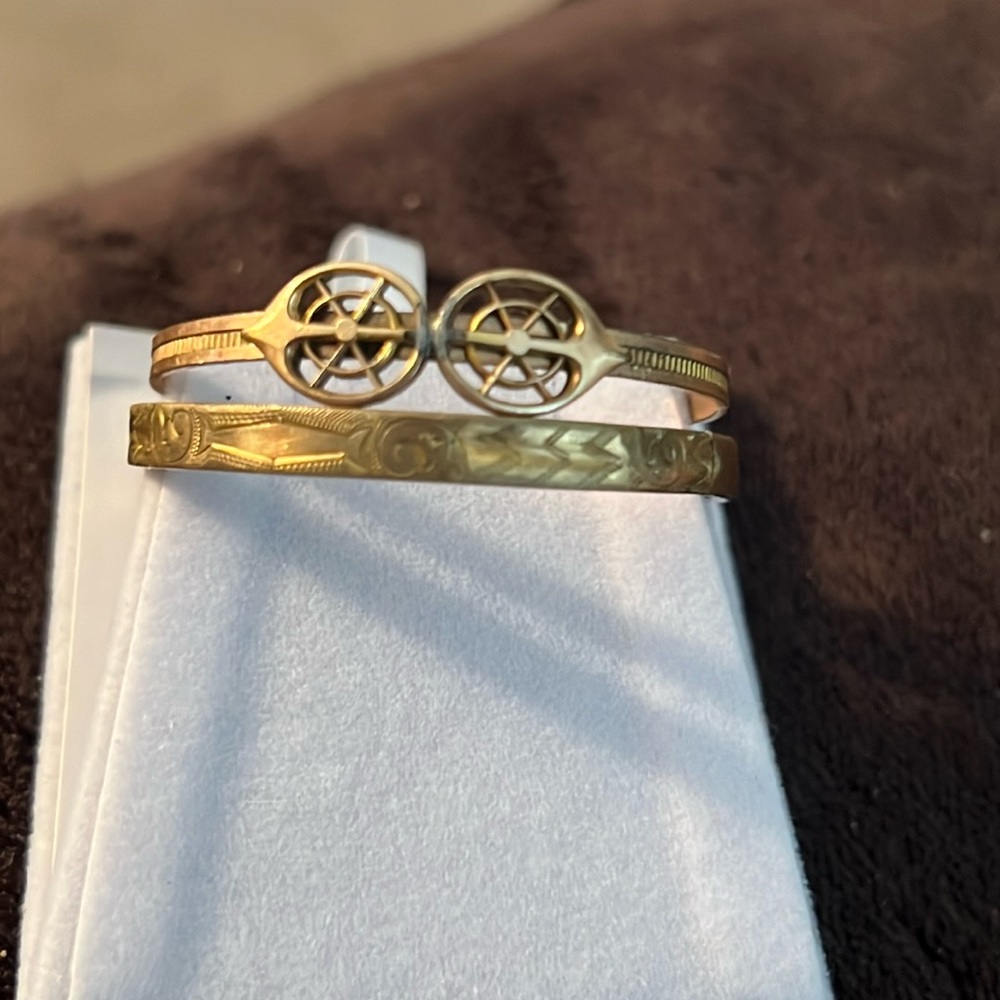 Vintage baby bracelets from the early 1930s